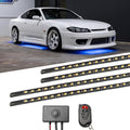 LEDGlow 4pc Blue LED Flexible Car Slimline Underbody Underglow Accent Neon by LEDGlow