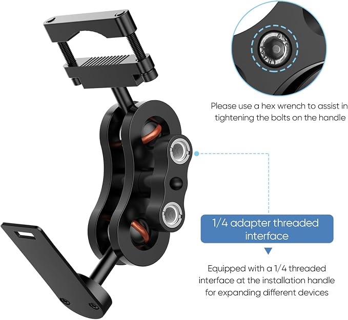 Radar Detector Mount Rearview Mirror Bracket, Aluminum Rearview Mirror Rod - Image 3
