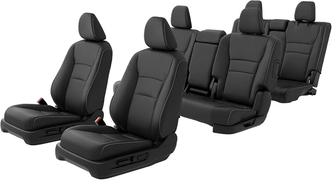 for Honda Pilot Seat Covers, Full Set Custom Car Seat Protectors Fit Pilot EX-L - Image 8