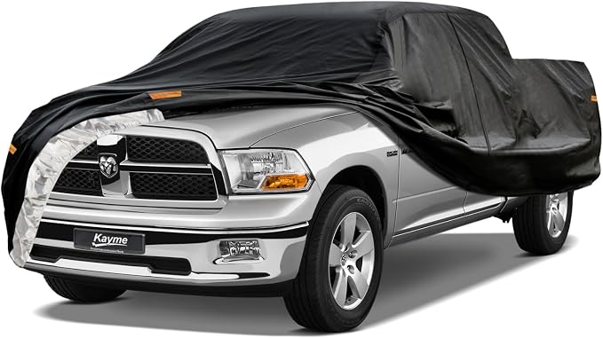 Kayme Truck Cover Custom Fit Dodge Ram 1500 Club/Extended/Quad Cab SB. Full by kayme