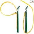 QWORK 15" Belt Strap Wrench, 2 Pack Multi-Purpose Adjustable Strap Oil Filter by QWORK