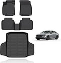 Floor Mats and Cargo Mat Set Fit by Wayhigh