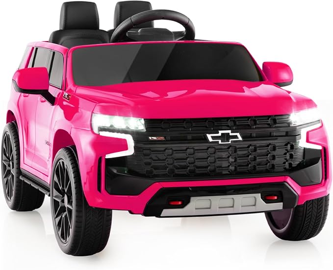 HONEY JOY Ride On Truck, 12V Licensed Chevrolet Tahoe, Chevy Electric Vehicle by HONEYJOY