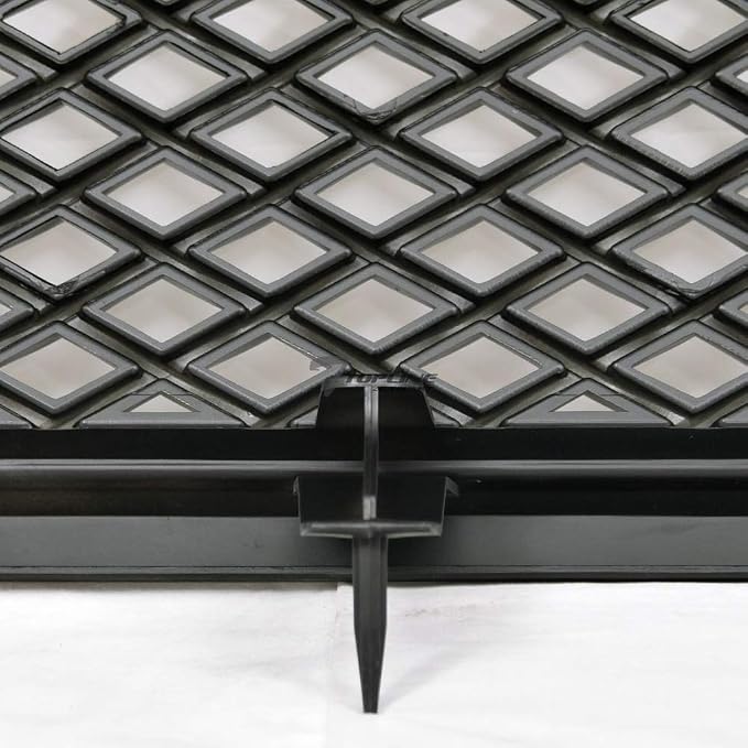 Matte Black Dragon Mesh Front Hood Bumper Grill Grille Gurad Guard ABS - Image 7