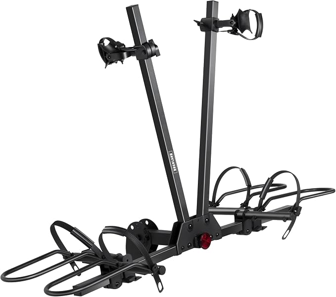 Rockland Foldable 2-Bike Rack, 200 lbs Capacity, Hitch Mount Bike Rack by Rockland