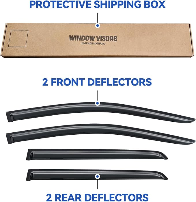 Window Visors Rain Guards Shield - Image 5