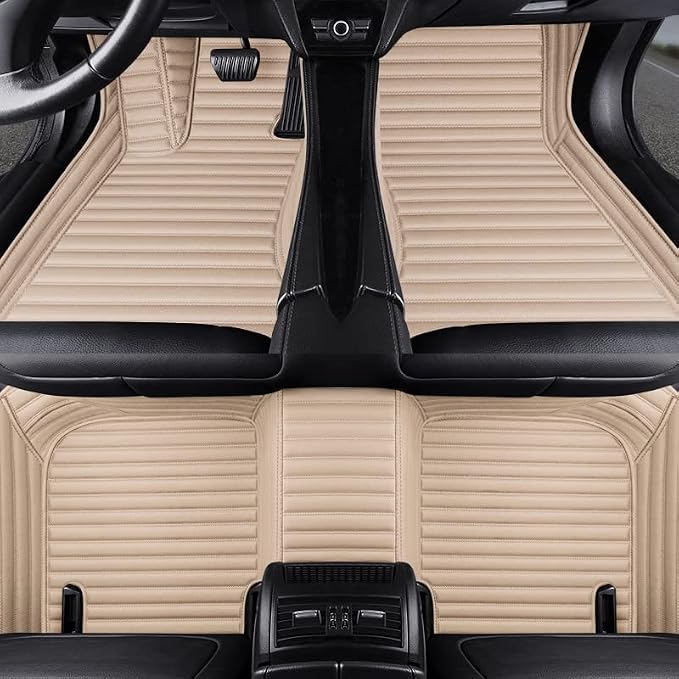 Custom All-Weather Protection Luxury Leather Floor Mats - Image 8