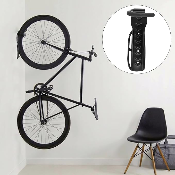 JEUIHAU 6 Pack Bike Rack Garage Wall Mount, Vertical Bike Hooks, Heavy Duty - Image 7