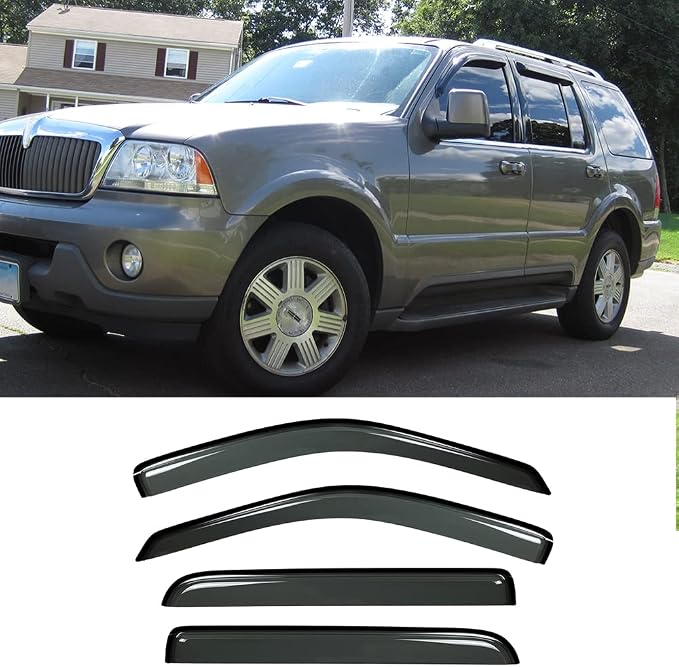 94819 Side Window Wind Deflector, Window Visor fit by STARTSHIP