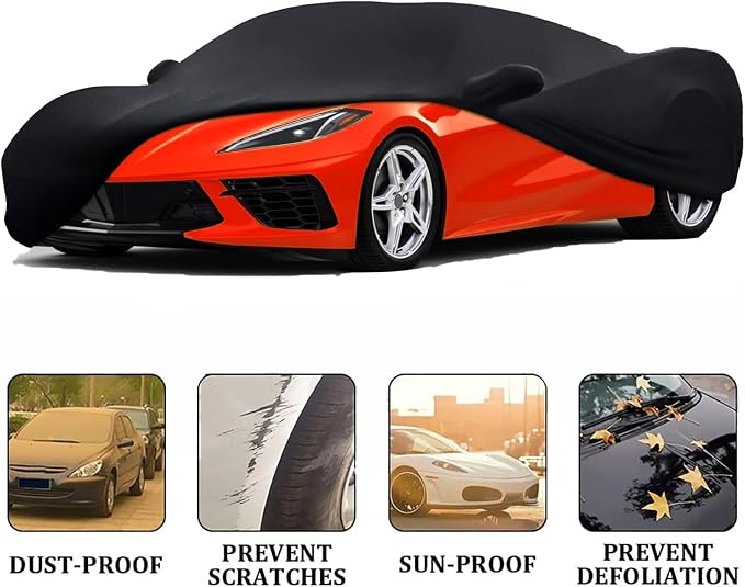 Fit Full Car Cover Dust-Proof Protection Compatible - Image 6