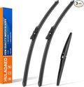 HULADAED® 20'' 20'' 12'' Windshield Wipers Replacement by HULADAED