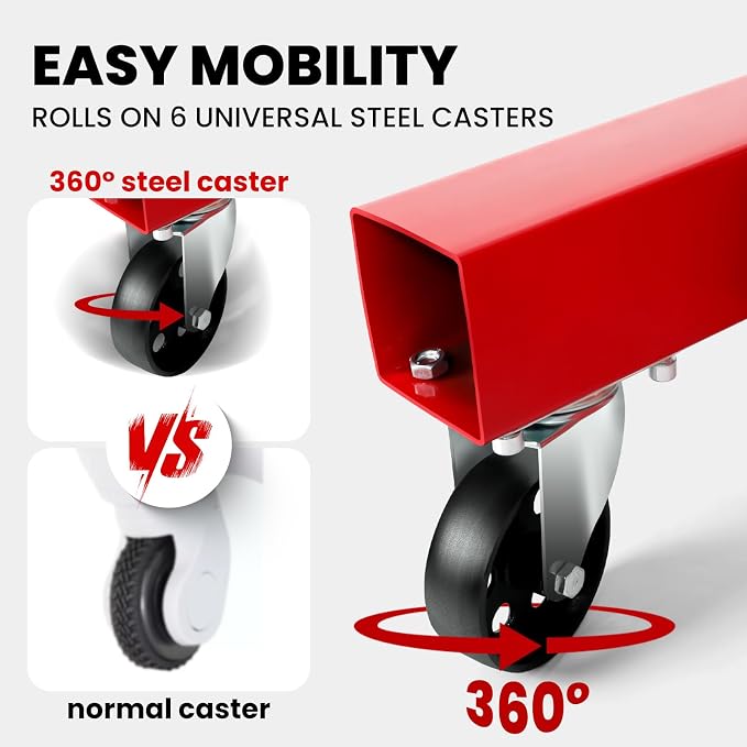 Engine Lift with Load Leveler, 2T Heavy Duty Alloy Steel Folding Cherry Picker - Image 5