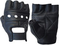 A&H Apparel Leather Motorcycle Glove Genuine Cowhide Fingerless Leather Driving by Unknown