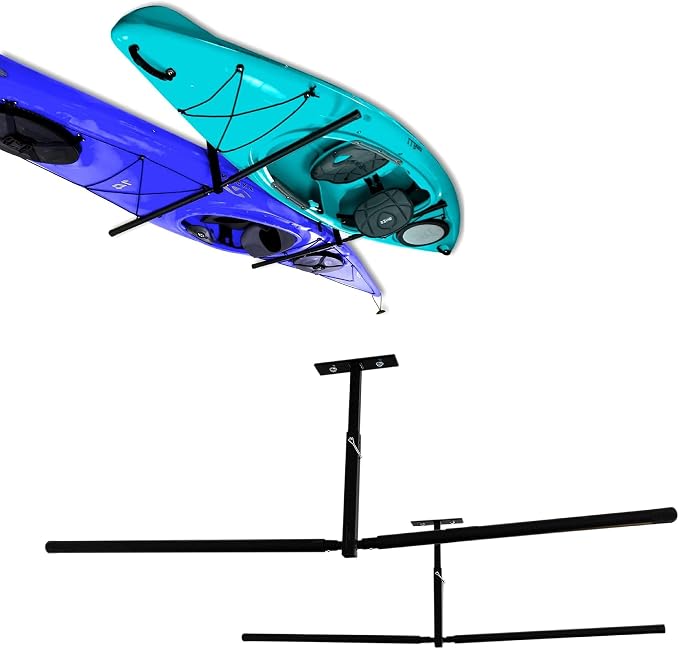 StoreYourBoard Adjustable Kayak Ceiling Rack – Hi Port 2 Garage Ceiling Kayak - Image 6
