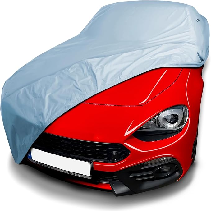 iCarCover Custom Car Cover for 2017-2020 Fia t 124 Spider, Waterproof All by iCarCover