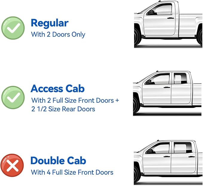 Window Visors Rain Guards for 2000-2006 Toyota Tundra Access Cab, Out-Channel - Image 3