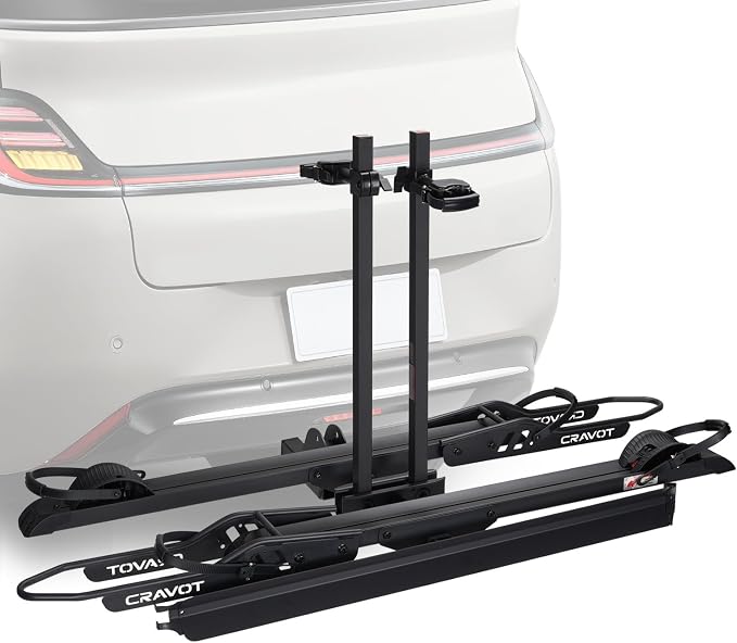 CyberRack E2 Ebike Rack, 200 lbs Capacity Foldable Bike Racks by CRAVOT