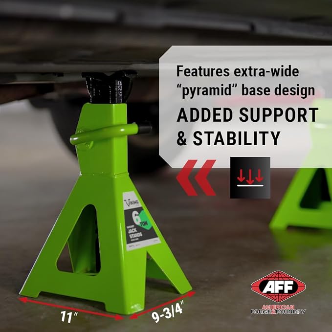 AFF Viking 6 Ton Jack Stand Set - Image 3