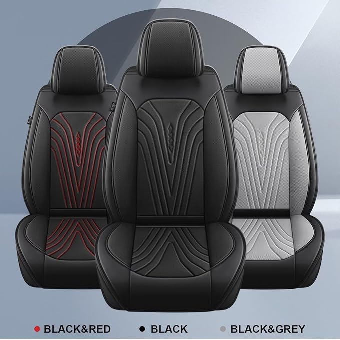 2 Front Car Seat Cover Fit for Toyota Camry 2012-2024 2025 Faux Leather - Image 7