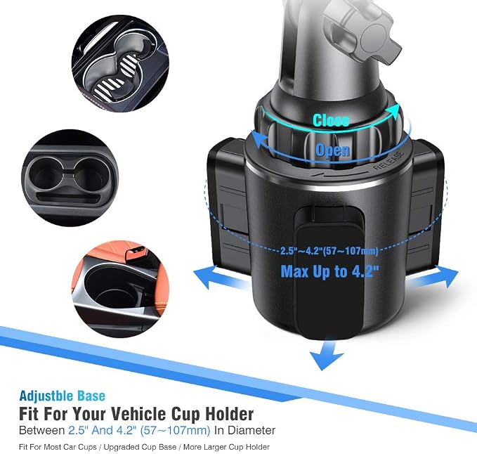 Miracase Cup Holder Phone Mount - Image 3