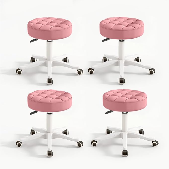 Small Chair Round Rolling Stool by HDHNBA
