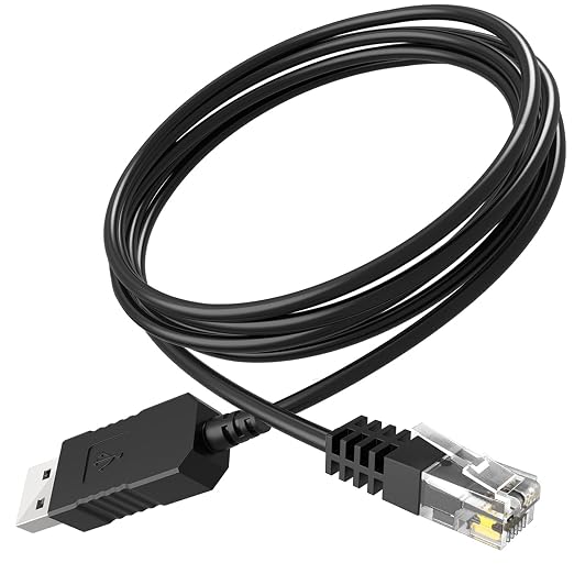 Radar Detector Cable, USB to RJ11 Plug Cord Compatible by Unknown