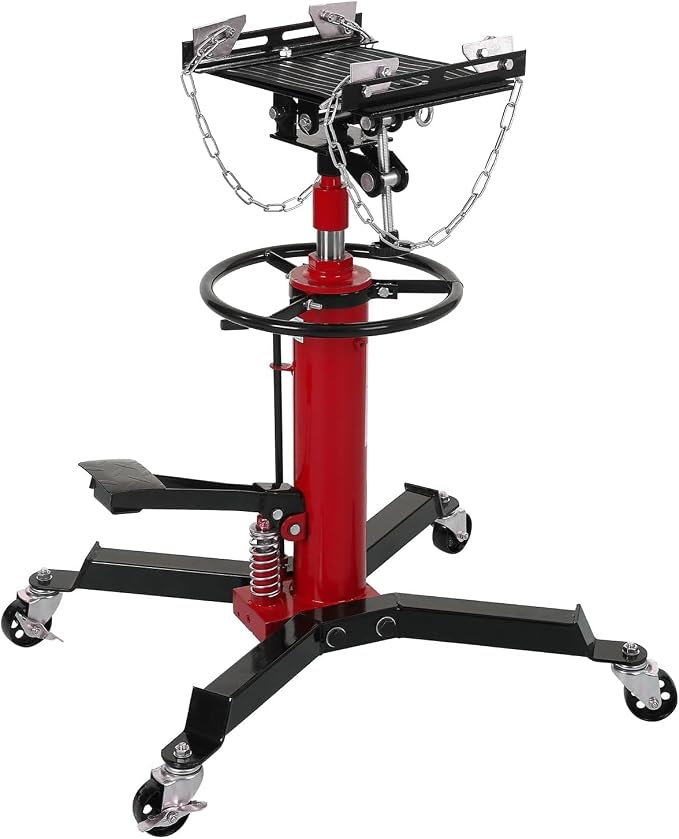 Transmission Jack 1322 LBS Hydraulic Telescoping 2-Stage Lift Jack Stand by WARMTOBABY