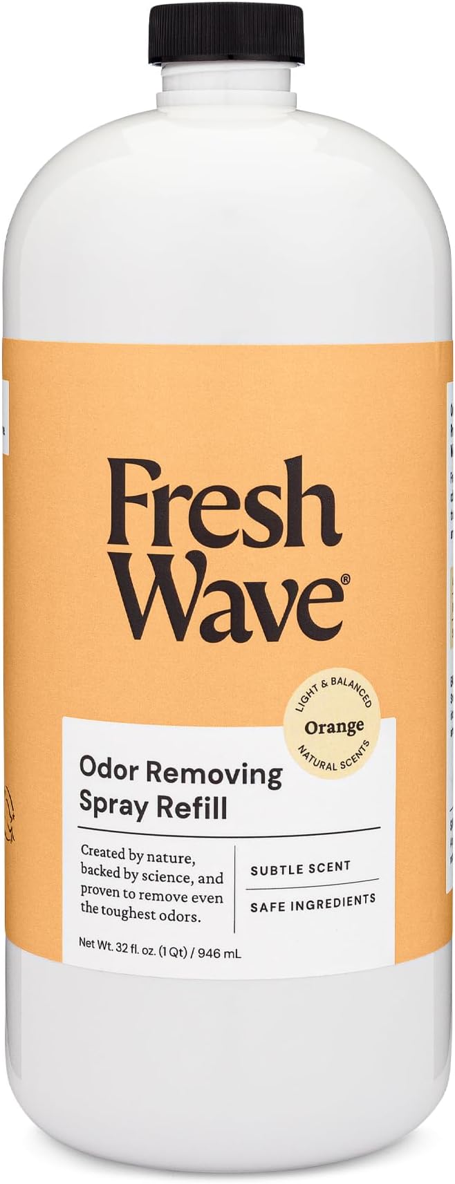 Fresh Wave Orange Odor Eliminator Spray & Air Freshener Refill, 32 fl. oz. by FreshWave