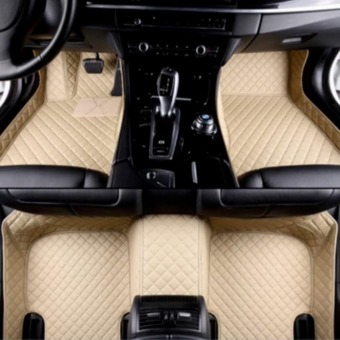 Custom All-Weather Protection Luxury Leather Floor Mats - Image 3