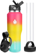 SENDESTAR 40oz Water Bottle Wide Mouth Stainless Steel Vacuum Insulated Double by Sendestar