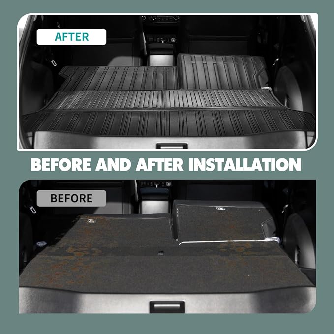 Vanseno Cargo Liner & Backrest Mat Compatible - Image 2