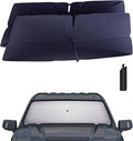 Windshield Sun Shade Umbrella: for GMC-Sierra-1500-2500-3500-2019-2025-4-Layers by HIMUMOY