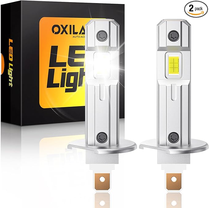 OXILAM H1/H1LL LED Bulbs 30000LM 6500K White Ultra-Bright, 5 Min Quick Install by OXILAMDIRECT