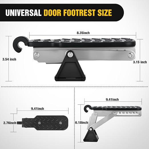 Nilight Car Door Step Universal Aluminum Latch Step - Image 5