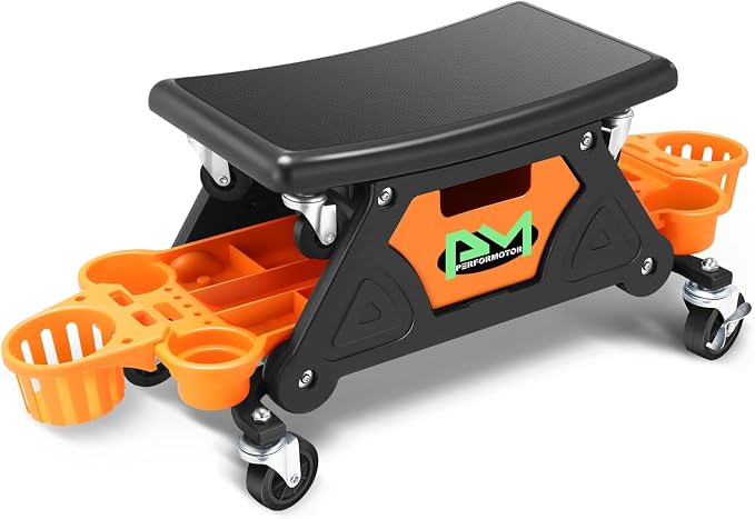 PM PERFORMOTOR Mechanic Stool by Unknown