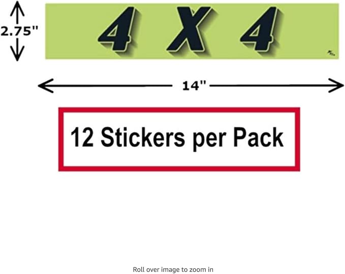 Ez-line Vinyl Windshield Stickers 3 Dozen 15 Inch Chartreuse Slogan Dealership - Image 6