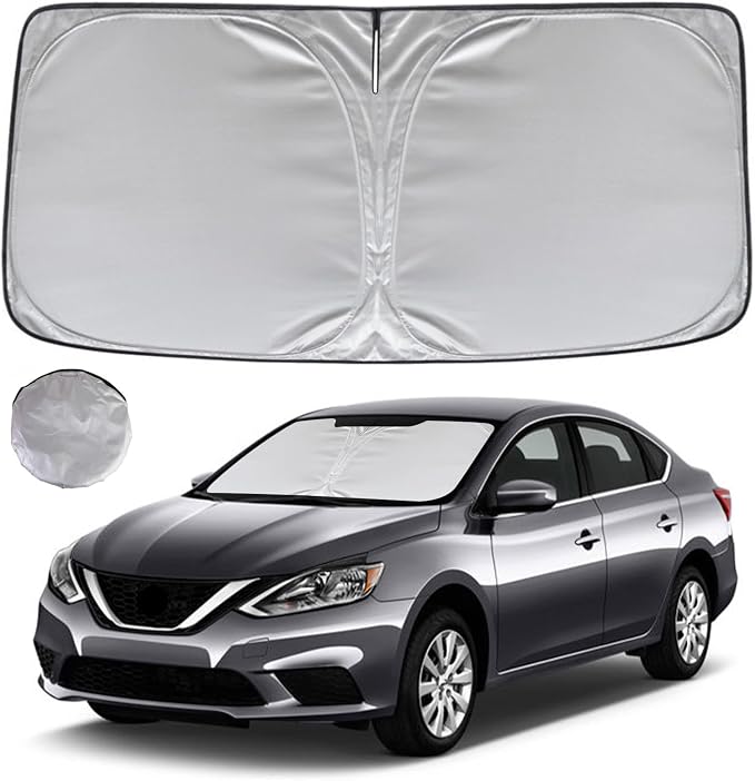 KAYZT Windshield Sun Shade for 2014-2019 Nissan Sentra Foldable Sunshade Front by KAYZT