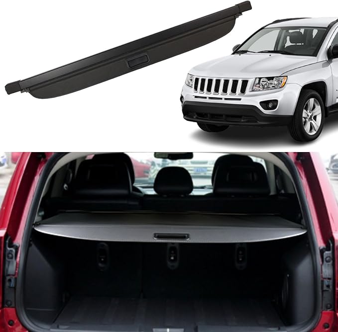 Cargo Cover for Jeep Patriot Compass 2007-2010 2011-2016 Rear Trunk Cover Trunk by Liizoo