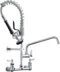 Fapully Commercial Kitchen Faucet, Wall Mount Kitchen Sink Faucet by Fapully