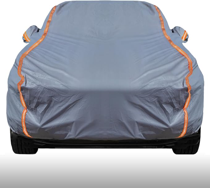 KEYOOG Universal Waterproof Heavy Weight Full Car Covers, Fit Sedan, All Weather by KEYOOG