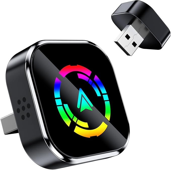 Wireless CarPlay Adapter for iPhone, 2025 Upgraded Wired to Wireless for Apple by Unknown