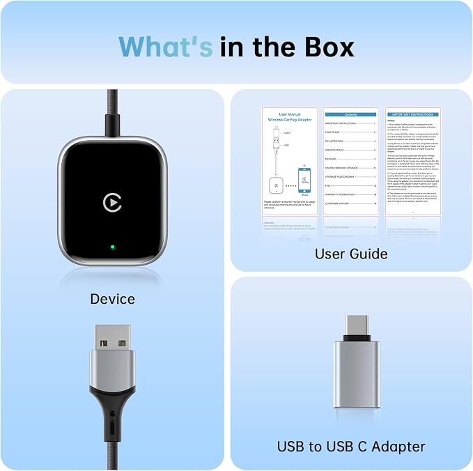 Wireless CarPlay Adapter for Apple CarPlay, Instant Connectivity, Super Mini - Image 9