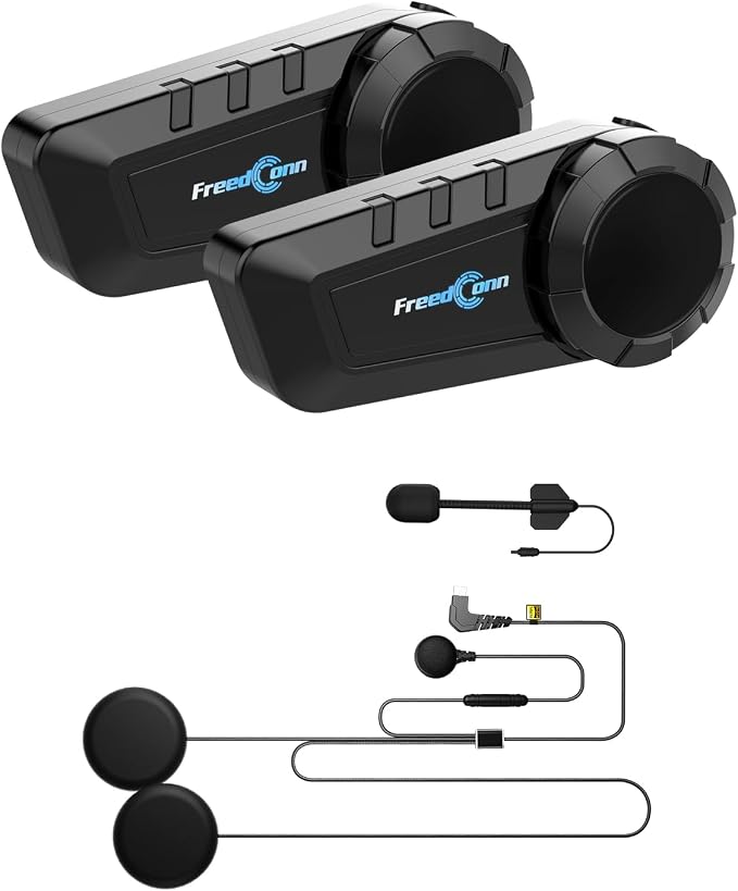 FreedConn KY PRO Hi-Res Motorcycle Helmet Bluetooth Headset, Motorcycle by FreedConn