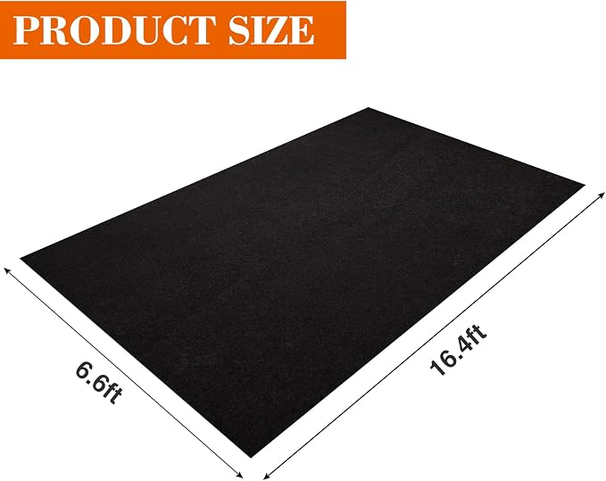 Extra Large 6.6 x 16.4ft Garage Floor Mat- Absorbent/Waterproof Oil Maintenance - Image 7