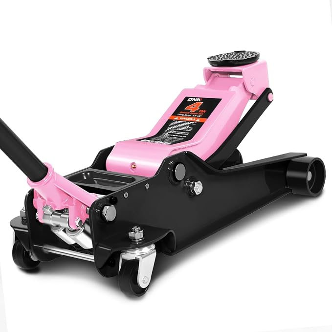 DNA MOTORING Floor Jack 4 Ton Capacity, Fast Lift Low Profile Hydraulic Trolley - Image 3