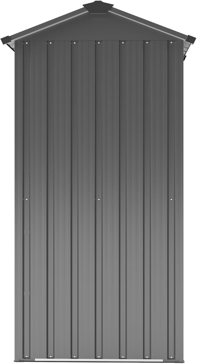 Outdoor Metal Storage Shed, Waterproof Garden Tool Shed - Image 9