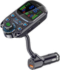 Bluetooth FM Transmitter for Car 1.5" Color Screen Display Wireless Handsfree by ILOKEY