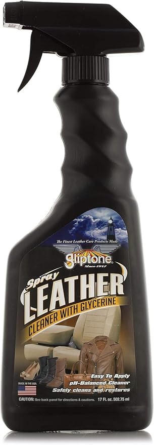 Spray Leather Cleaner with Glycerine Spray, pH Balanced, Safely Cleans and by GLIPTONEINC