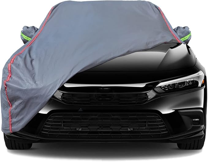 AUQDD 6-Layers PEVA New Material Sedan SUV Full Padded Car Cover Waterproof All by AUQDDAutoPartsWholesale