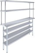 Amgood 14" x 72" Stainless Steel Work Table by AmGood